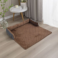 HKM-0747197 Plush Pet Nest Sofa with Removable, Washable Cushion in Multiple Colors