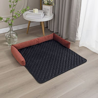 HKM-0747197 Plush Pet Nest Sofa with Removable, Washable Cushion in Multiple Colors