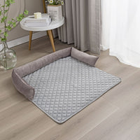 HKM-0747197 Plush Pet Nest Sofa with Removable, Washable Cushion in Multiple Colors