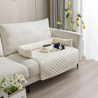 HKM-0747197 Plush Pet Nest Sofa with Removable, Washable Cushion in Multiple Colors