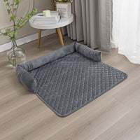 HKM-0747197 Plush Pet Nest Sofa with Removable, Washable Cushion in Multiple Colors