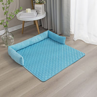 HKM-0747197 Plush Pet Nest Sofa with Removable, Washable Cushion in Multiple Colors