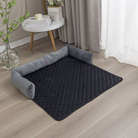 HKM-0747197 Plush Pet Nest Sofa with Removable, Washable Cushion in Multiple Colors