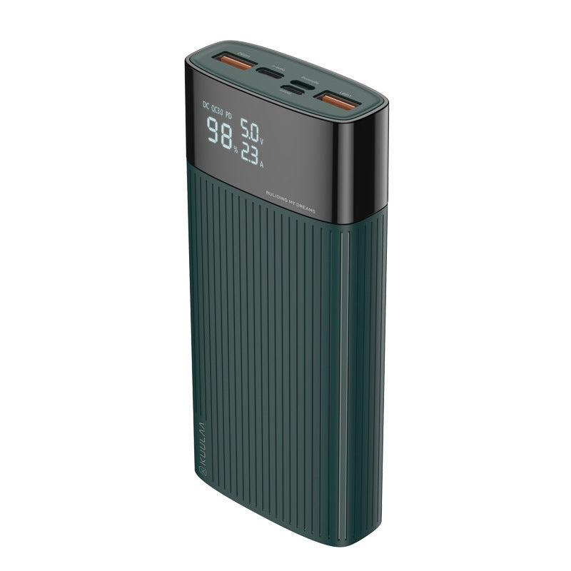 HKM-074771 Dual Port Fast Charging Power Bank - 20000mAh Capacity with Quick Charge 3.0 and USB PD Support