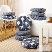 HKM-074771 Round Tatami Cushion in Various Sizes: 43cm, 49cm, 59cm, and 69cm