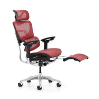 HKM-074835 Ergonomic Red Mesh Office Chair with 4D Armrest and Aluminium Frame