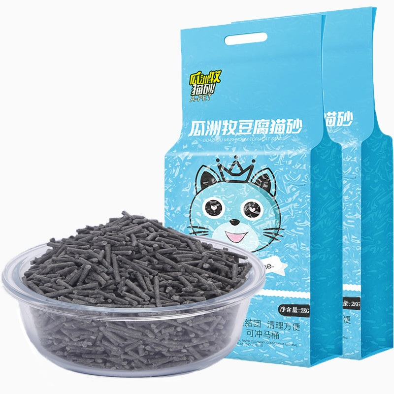 HKM-0748989 Green Tea Cat Litter - Absorbent & Deodorizing (2kg or 4kg Options)