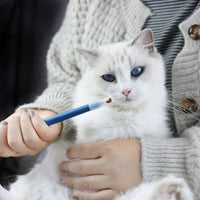 HKM-0749117 Pet Medicine Feeder Syringe for Cats and Dogs - Push Dispenser for Easy Medication and Liquid Delivery