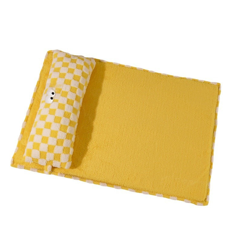 HKM-0750397 Universal Four Seasons Dog Cushion and Cat Sleeping Mat - Large Size for Pets Up to 17.5 kg