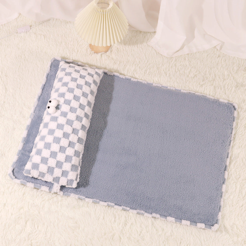 HKM-0750397 Universal Four Seasons Dog Cushion and Cat Sleeping Mat - Large Size for Pets Up to 17.5 kg