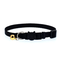HKM-0750909 Nylon Solid Color Cat Bell Collar - Adjustable, Lightweight, 20-34cm Neck Size in Various Colors