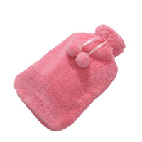 HKM-075219 Cute Animal Plush Hot Water Bag with Soft Cloth Cover - Dual-Use Heating and Cooling Pad