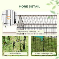 HKM-0752573 87" Green Small Animal Playpen with Roof for Indoor/Outdoor Use - Ideal for Rabbits, Chickens, and Chinchillas