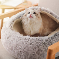 HKM-0752957 Cozy Semi-Enclosed Cat Litter Bed - Various Styles and Colors Available