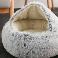 HKM-0752957 Cozy Semi-Enclosed Cat Litter Bed - Various Styles and Colors Available