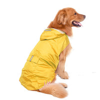 HKM-0755261 Waterproof Reflective Hooded Poncho for Pets with Two Legs