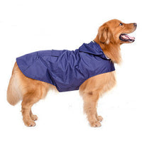 HKM-0755261 Waterproof Reflective Hooded Poncho for Pets with Two Legs