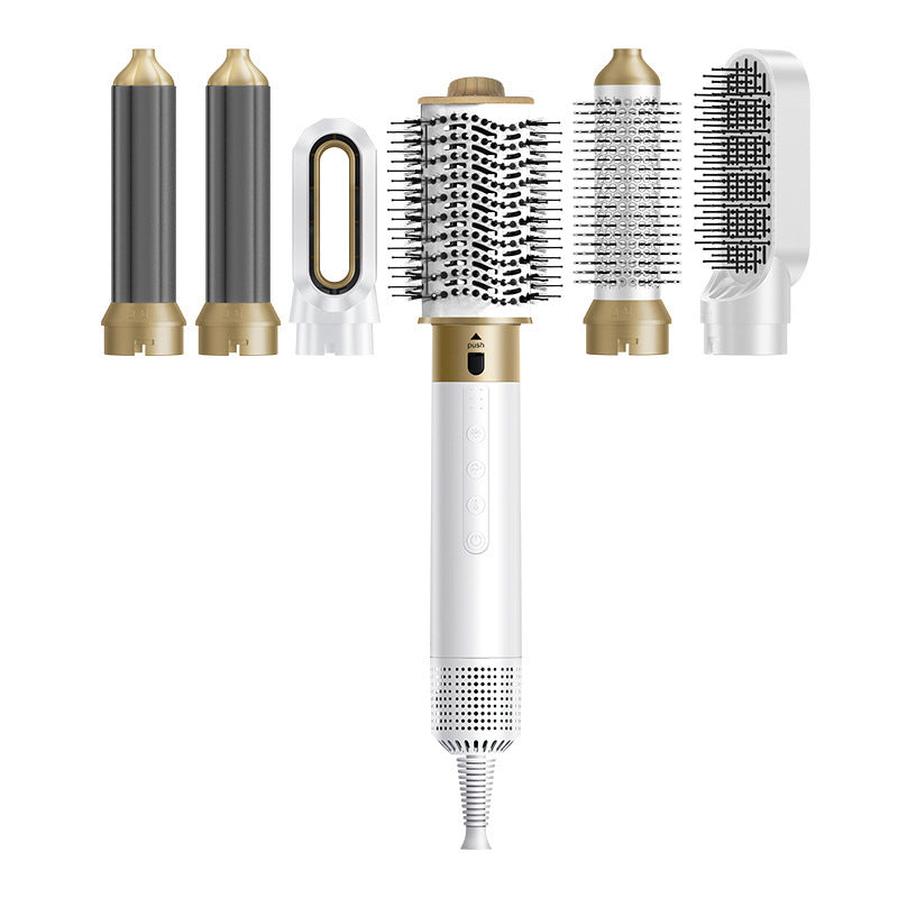HKM-075667 6-in-1 Multifunctional Hot Air Comb for Curling, Straightening, and Styling Hair