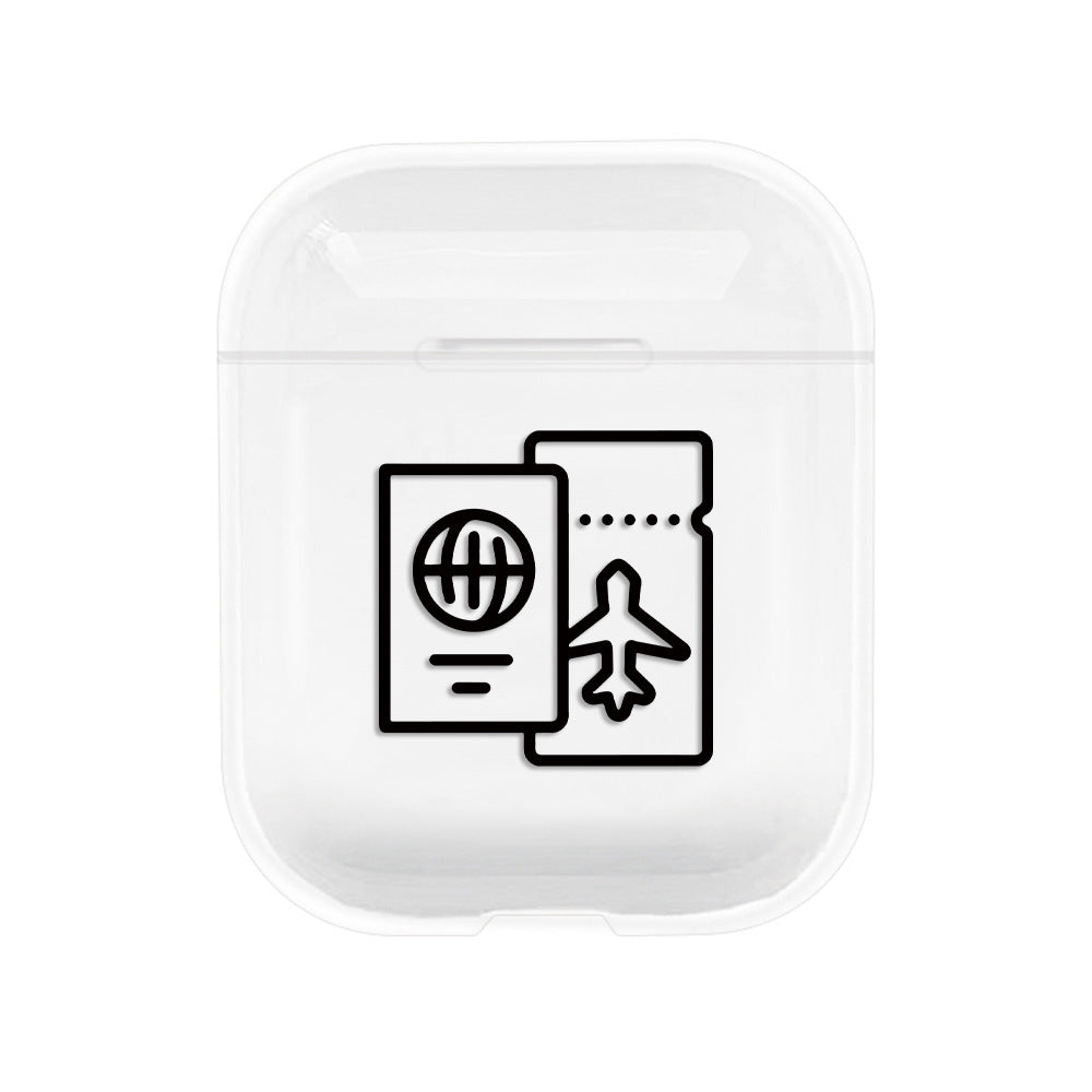 HKM-075731 Apple AirPods 1/2 Generation Anti-Fall Protective Bluetooth Headset Case