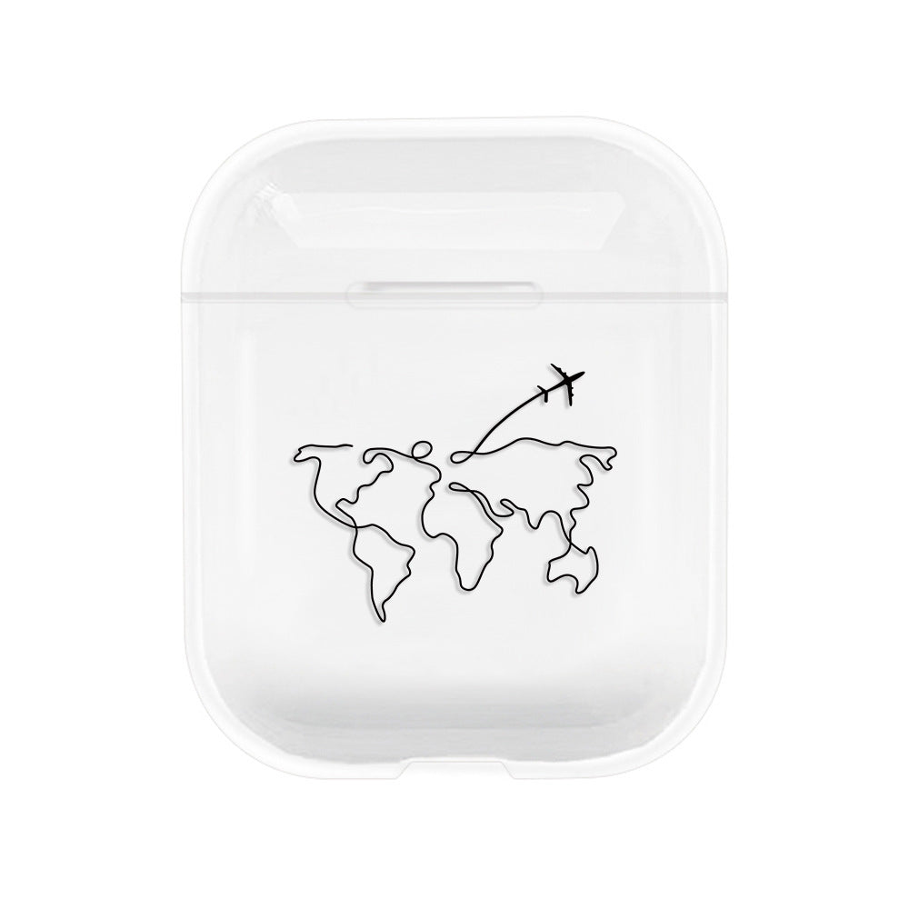HKM-075731 Apple AirPods 1/2 Generation Anti-Fall Protective Bluetooth Headset Case