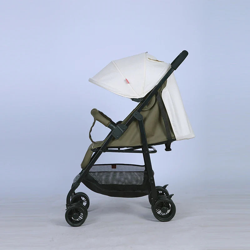 HKM-075731 Foldable 2-in-1 Baby Stroller for Infants and Toddlers, One-Hand Folding Design, Suitable for Ages 0-3 Years