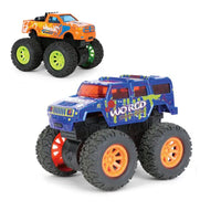 HKM-075795 Friction Powered Diecast Off-Road Truck Toy for Kids Age 3 and Up, Alloy Model Vehicle