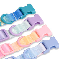 HKM-0758461 Large Anti-Rust Gradient Dog Collar - Comfortable, Sturdy, Adjustable for All Seasons