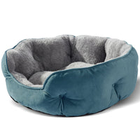 HKM-0758717 Cozy Round Pet Bed in Multiple Colors for Dogs - 48x50x15CM Soft Cloth Design