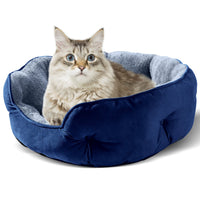HKM-0758717 Cozy Round Pet Bed in Multiple Colors for Dogs - 48x50x15CM Soft Cloth Design