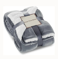 HKM-076051 Waterproof Oversize Sherpa Blanket for Pets - Machine Washable Cozy Furniture Protector