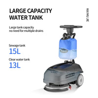 HKM-076115 Collapsible Floor Scrubber and Dryer with Washing and Scrubbing Functions