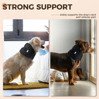HKM-0762045 Adjustable Anti-Licking Dog Support Collar for Neck Sprains - Universal Fit for Small, Medium, and Large Pets