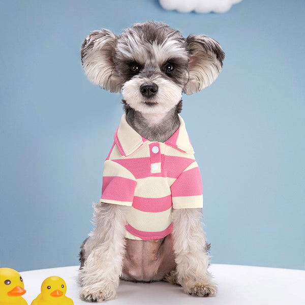HKM-0762813 Striped Two-Legged Pet Clothing for Dogs in Multiple Colors and Sizes
