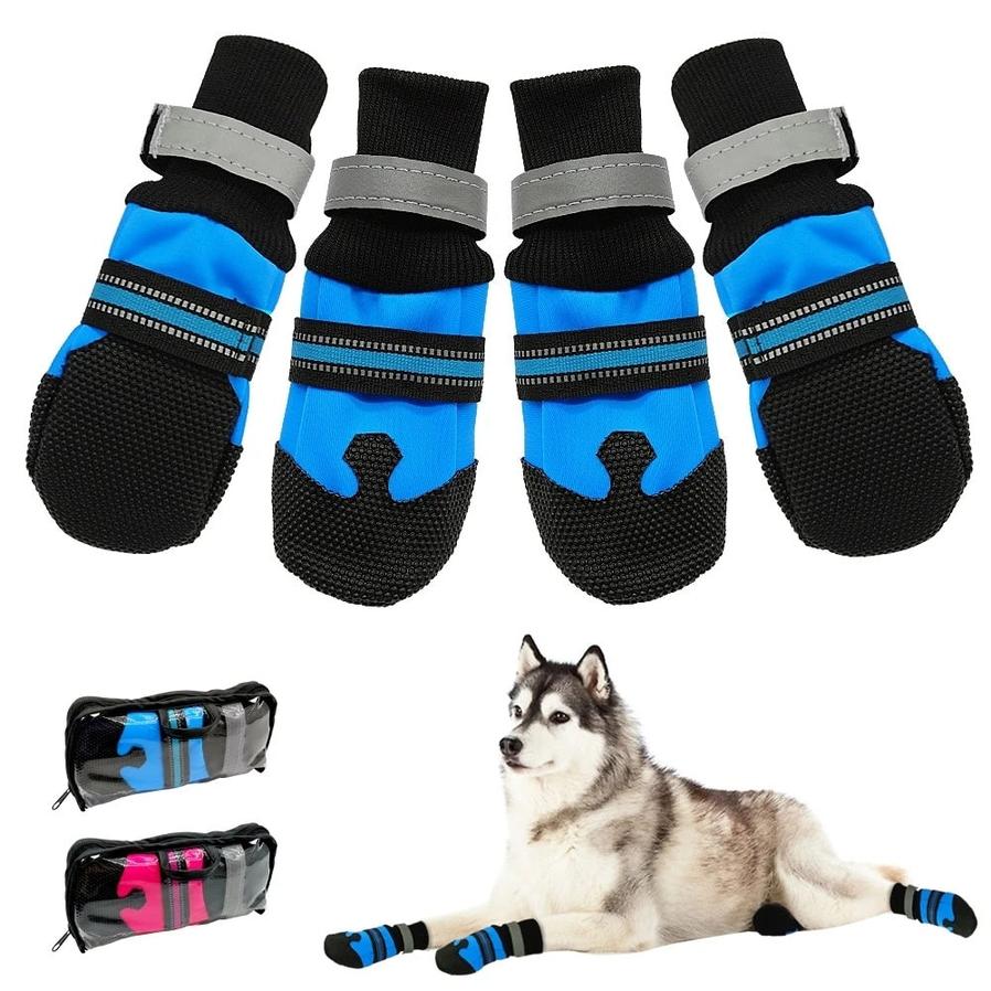 HKM-076435 Comfortable Non-Slip Soft Shoes for Large Breeds Made from Lycra