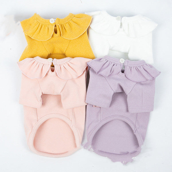 HKM-0764989 Thickened Long-Sleeved Two-Legged Dog Clothes for Autumn and Winter in Multiple Colors and Sizes