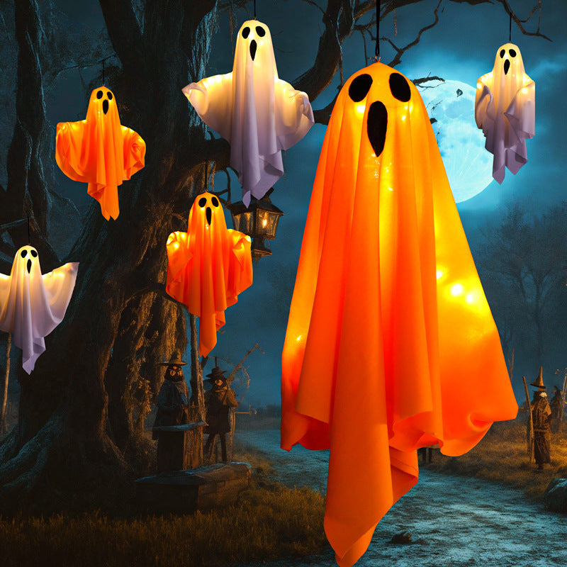 HKM-076499 Luminous Ghost Scream Indoor Party Ambience Light for Halloween Decoration