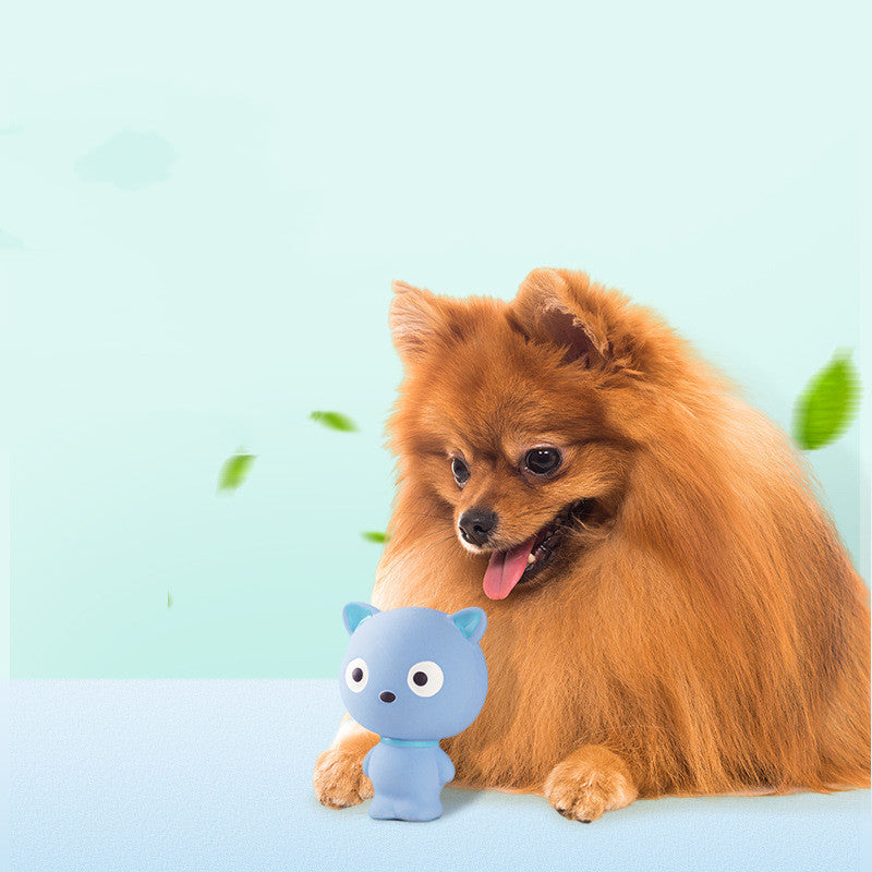 HKM-0765245 Interactive Elf Cat Sound Toy for Training and Entertainment - Latex Material