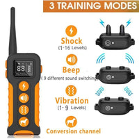 HKM-0766397 Remote Control Dog Trainer with Voice Control and Bark Stop Feature