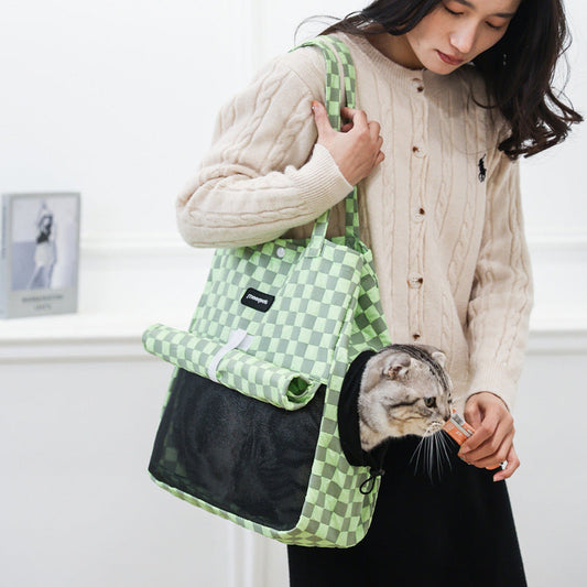 HKM-0766653 Medium Soft-sided Portable Cat Bag - Multi-color Pet Carrier for Travel