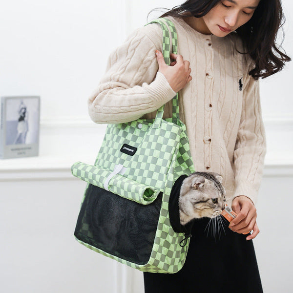 HKM-0766653 Medium Soft-sided Portable Cat Bag - Multi-color Pet Carrier for Travel