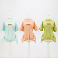 HKM-0768573 Korean Striped Casual Pet Clothing in Cotton - Available in Yellow, Pink, Blue (S-XXL)