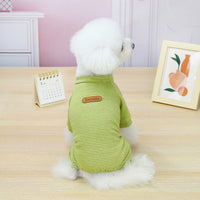 HKM-0768573 Korean Striped Casual Pet Clothing in Cotton - Available in Yellow, Pink, Blue (S-XXL)