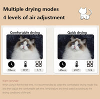 HKM-076947 Efficient Automatic Pet Dryer Box with Smart Temperature Control for Cats and Small Dogs