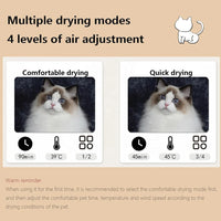 HKM-076947 Efficient Automatic Pet Dryer Box with Smart Temperature Control for Cats and Small Dogs