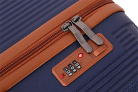 HKM-077075 2024 Colour Coordinated ABS Trolley Luggage Set - Stylish Roller Suitcases for Travel