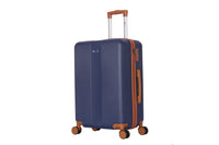 HKM-077075 2024 Colour Coordinated ABS Trolley Luggage Set - Stylish Roller Suitcases for Travel