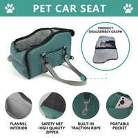 HKM-0772413 Portable Removable Car Kennel and Washable Pet Mat for Travel and Outdoors