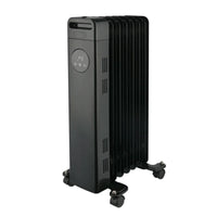HKM-077459 Oil Filled Radiator Heater - Modern Room Heater with Low Carbon Steel and Plastic Construction