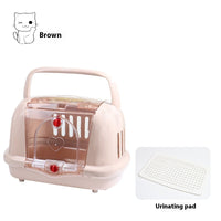 HKM-0774973 Portable Four Seasons Ceramic Dog Pet Flight Case Backpack with Urine Pad - Multiple Colors