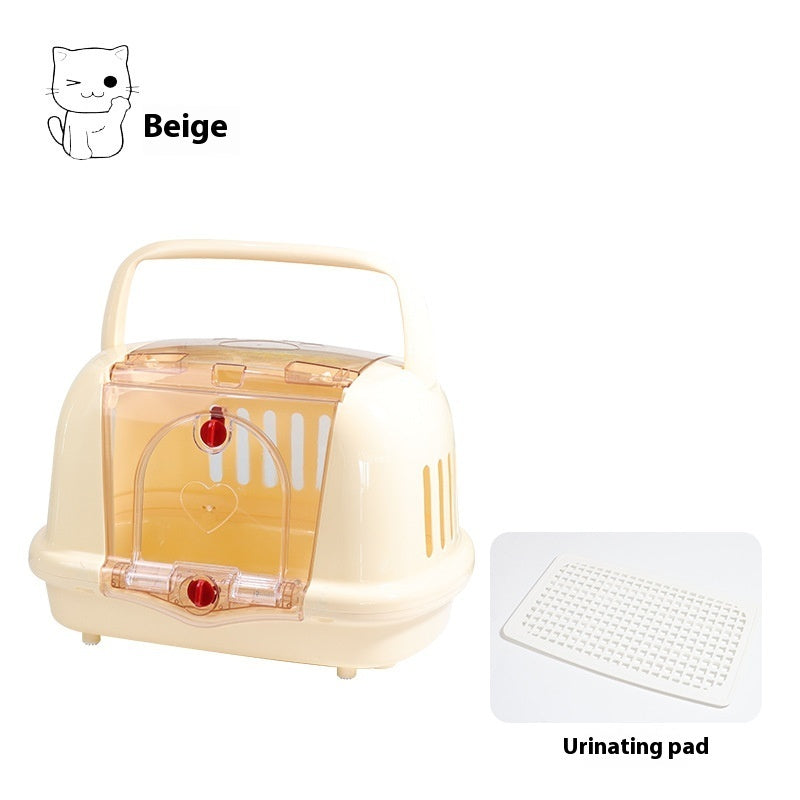 HKM-0774973 Portable Four Seasons Ceramic Dog Pet Flight Case Backpack with Urine Pad - Multiple Colors